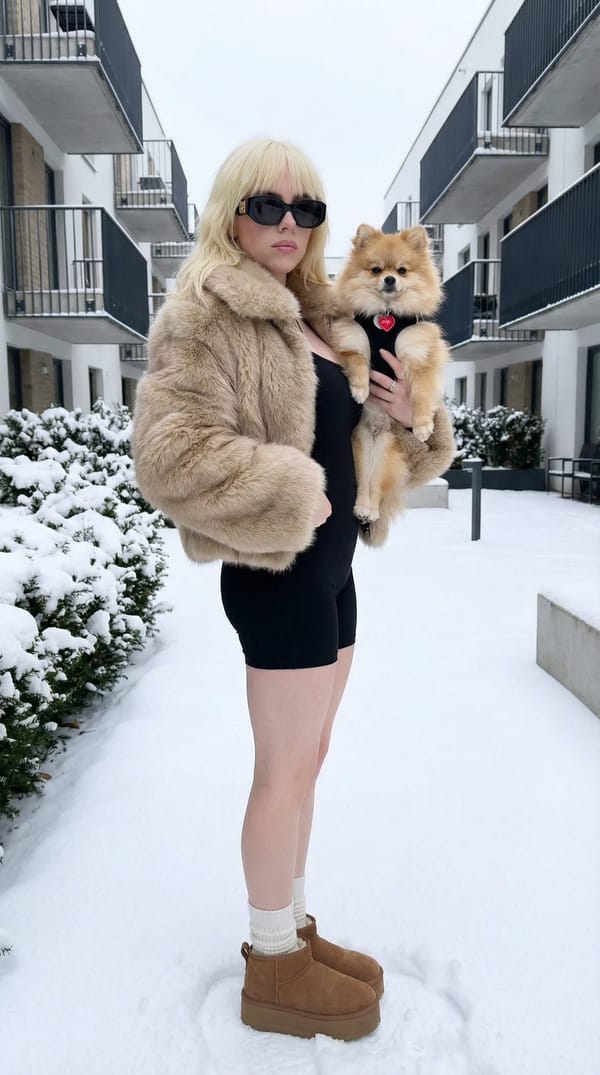 Winter Lifestyle Fashion Photograph prompt preview
