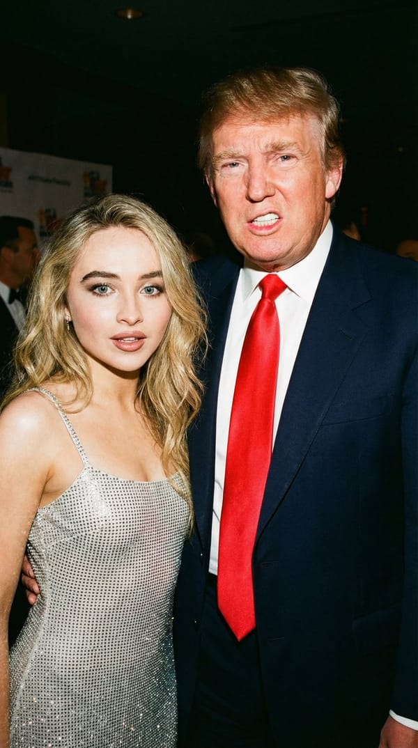 Donald Trump and Sabrina Carpenter prompt preview