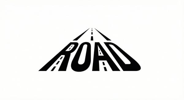 A minimalist logo design where the word "[WORD]" is transformed into a physical object related…