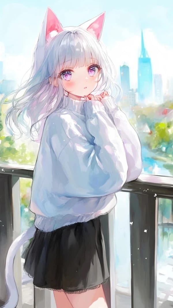 疲れたときこそ、外に出てみよっ✨ prompt preview