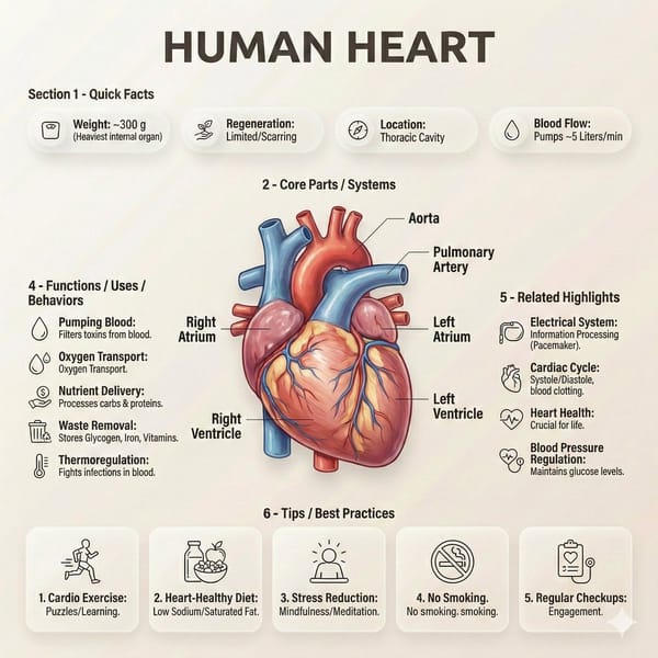 Weight: ~1.5 kg (Heaviest internal organ) prompt preview