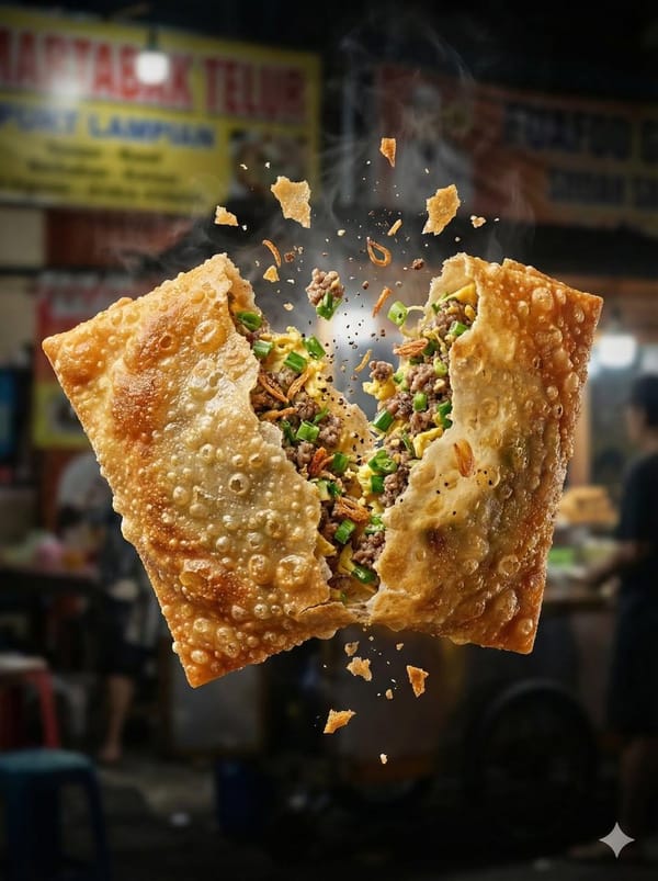Ultra-realistic high-speed food photography of a crispy golden fried snack breaking apart mid-a…
