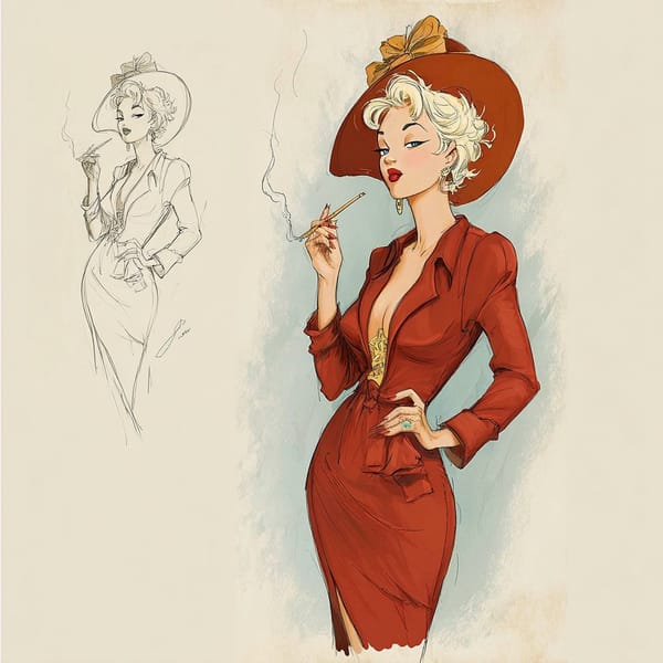 Don’t miss this wonderful illustration style for Midjourney: prompt example