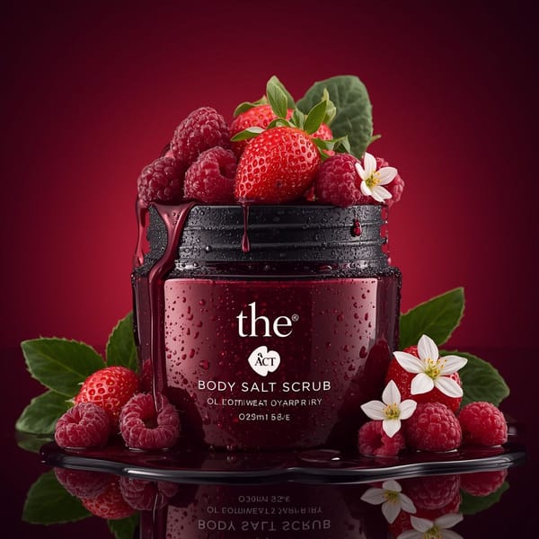 Use the uploaded image as the exact visual reference for jar design, label, strawberries, raspberri… prompt example