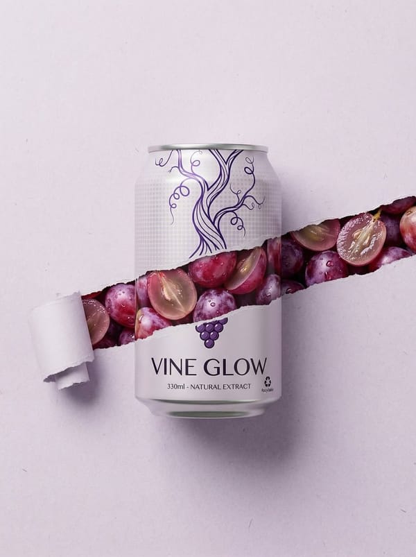 Grape Can – “Vine Glow” prompt example
