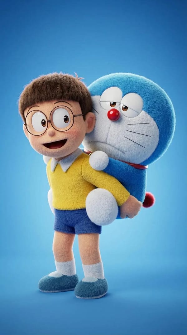 Ultra-detailed 3D plush cartoon character, inspired by classic animated TV style, standing in cente… prompt example