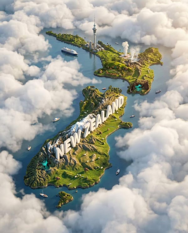 Create an ultra-HD, hyper-realistic digital poster of a floating miniature island shaped like […