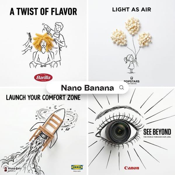 A minimalist and creative advertisement set on a pure white background. A real photographic [Real O… prompt example