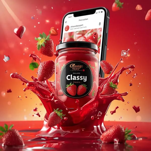 Classy Strawberry Jam prompt example