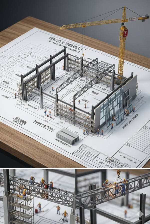 An architectural blueprint of {BUILDING_NAME} placed on a {SURFACE}, with a photorealistic miniatur… prompt example