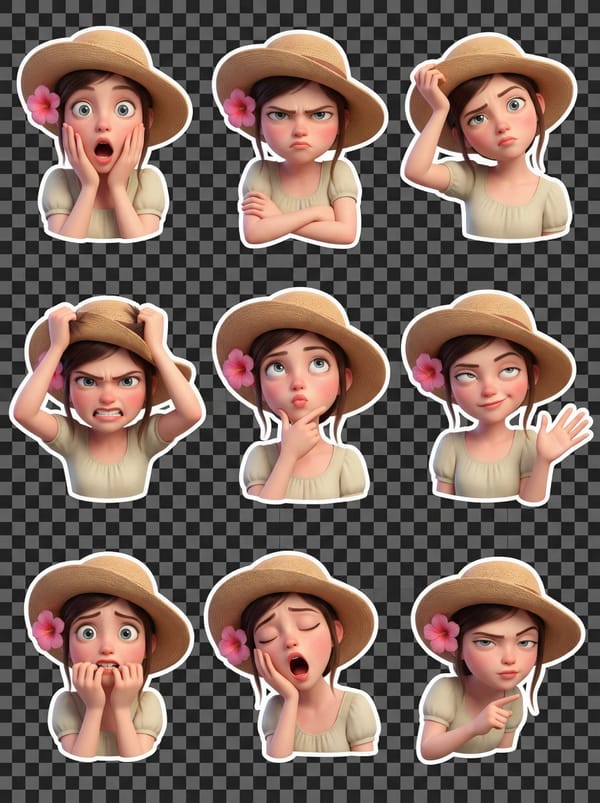 Using the uploaded selfie as the ONLY and exclusive face reference, generate a Pixar-style 3D chara… prompt example