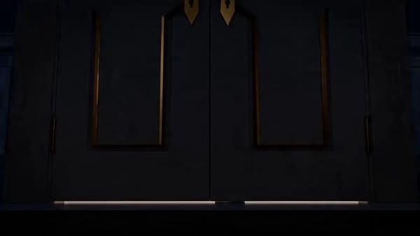 Stylized 3D animation with exaggerated proportions, sharp martial-arts-inspired choreography, and c… prompt example