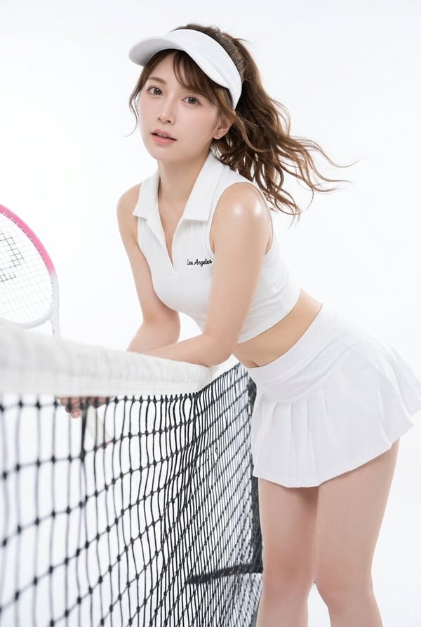 Young woman, athletic gravure idol aesthetic. prompt example