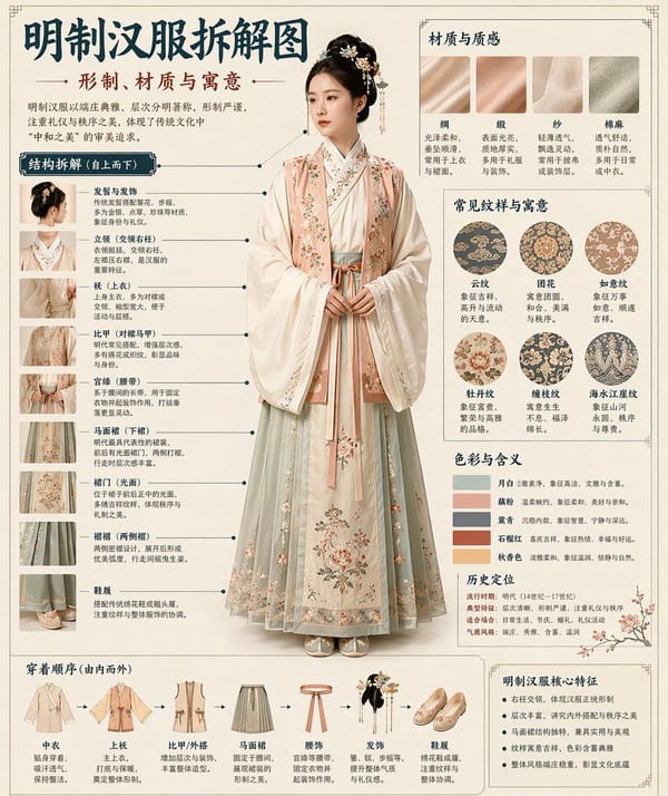 请根据[主题]自动生成一张[博物馆图鉴式中文拆解信息图]。 prompt example