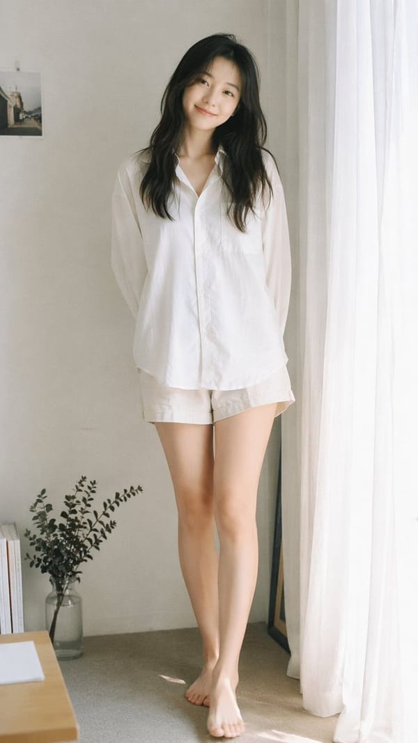 Analog 35mm film photography, soft airy Japanese-style aesthetic, gentle diffused natural window li… prompt example