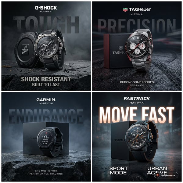 TAG Heuer — Track Surface (REAL, NOT FAKE) prompt preview