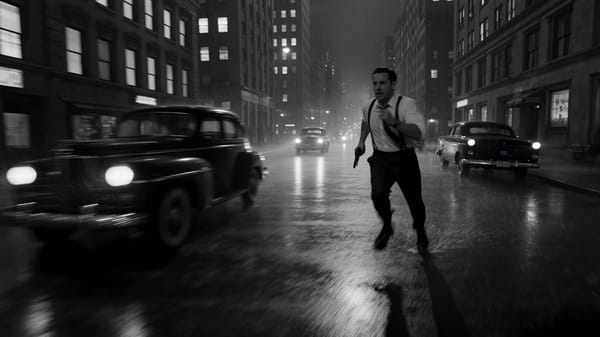 Use the reference image as the hero and opening visual reference. Same detective, same noir realism… prompt example
