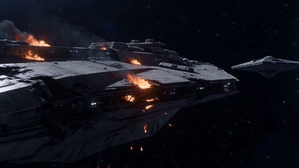 Continuous camera motion, no cuts. Inevitable dread accelerating into catastrophic impact. Audi…