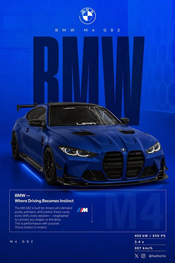 BMW — Where Driving Becomes Instinct prompt example