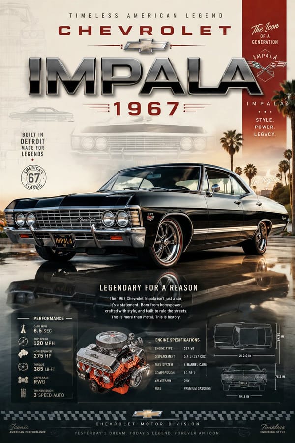 Create an epic premium automotive poster of prompt preview