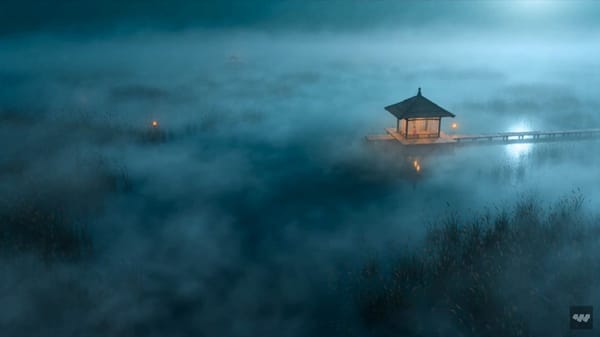 【GLOBAL VISUAL & CINEMATIC STYLE】 Film Style: Tsui Hark neo-wuxia → smash into exaggerated Amer…