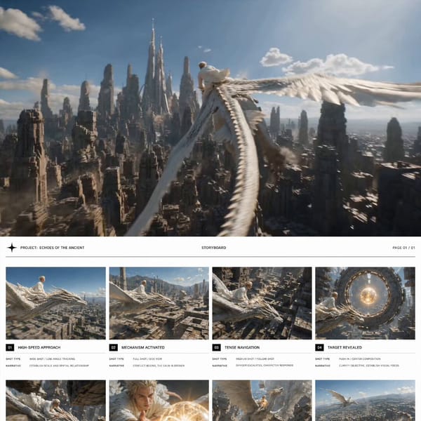 Generate video based strictly on storyboard @ image1. Follow the storyboard exactly as shown, m…