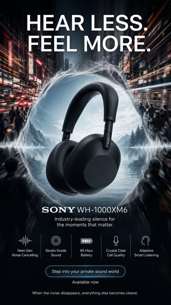 SONY WH-1000XM6 prompt example