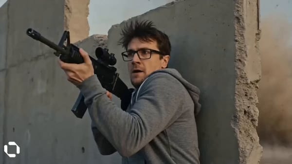 You are in a real-life war zone captured on a handheld combat camera. Yapper is on the battlefi…