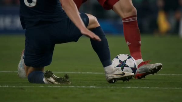 Create a high-quality 4K cinematic football (soccer) storyboard showing a full sequence from ta…