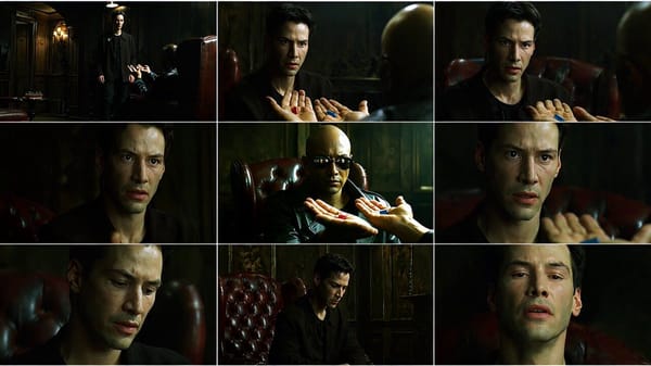 Create a seamless 15-second cinematic cowboy showdown video using the uploaded 3x3 storyboard i…