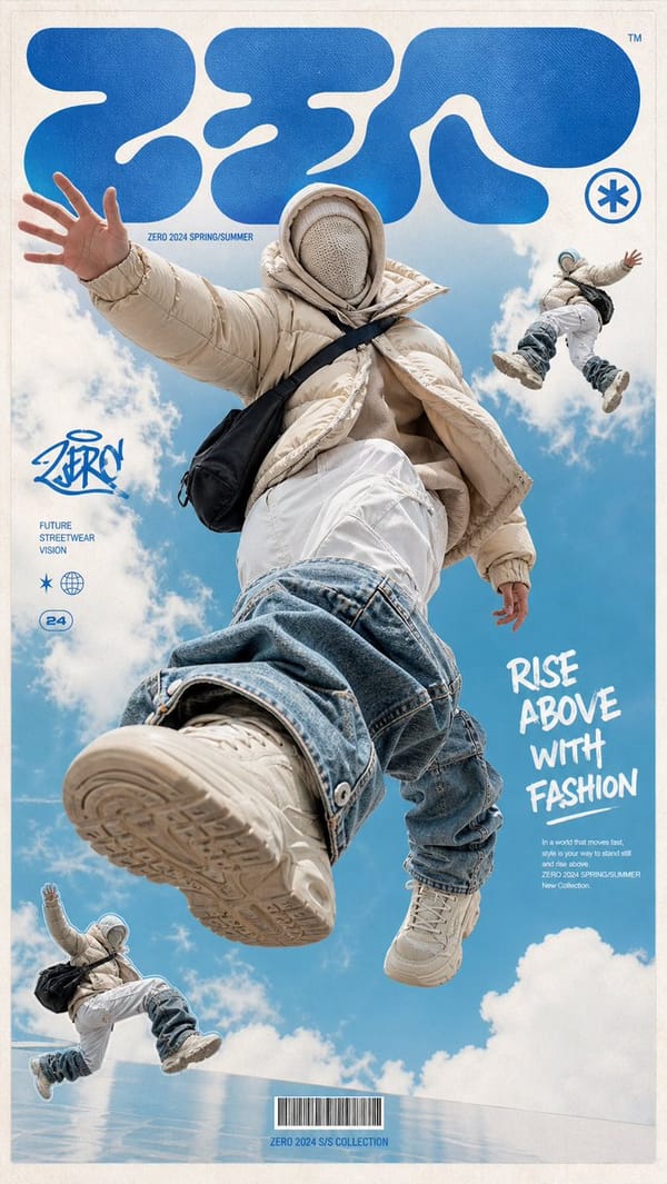 RISE ABOVE WITH FASHION prompt example