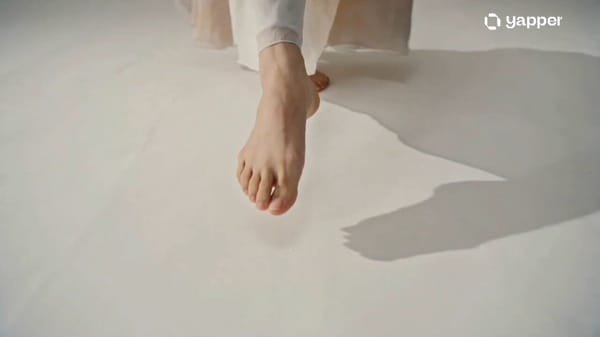 Create a 15-second cinematic video in an ink wash + watercolor painting style. A graceful dance…