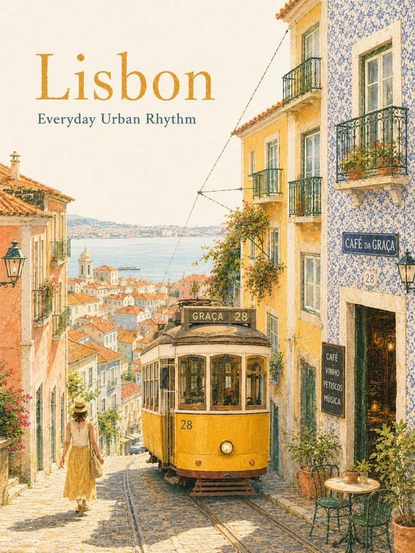 Lisbon – Everyday Urban Rhythm prompt example