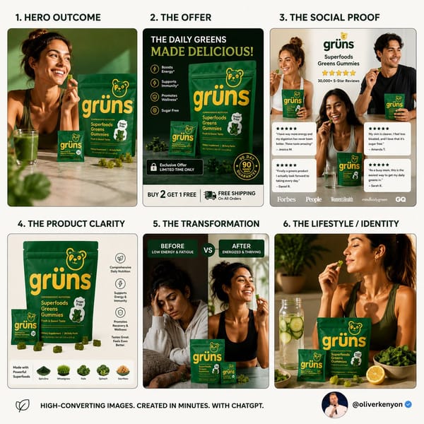 Create a premium, ultra high-definition DTC ecommerce hero image for this product. prompt example
