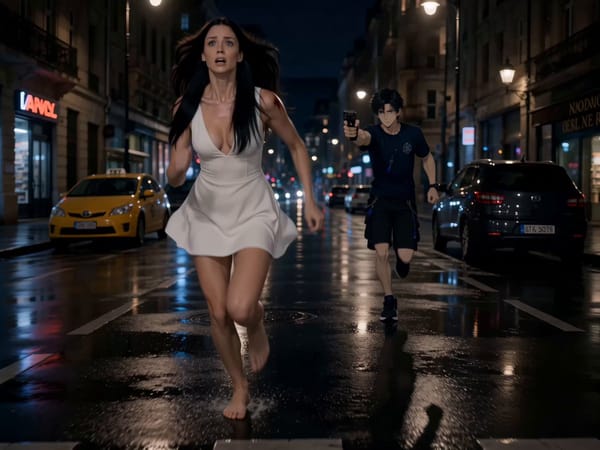 Create a 15-second cinematic action video. REFERENCE USAGE: Image 1 = strict reference for the…