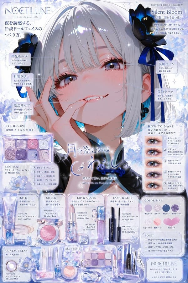 アップロードされた画像のキャラクターを解析し、 prompt example