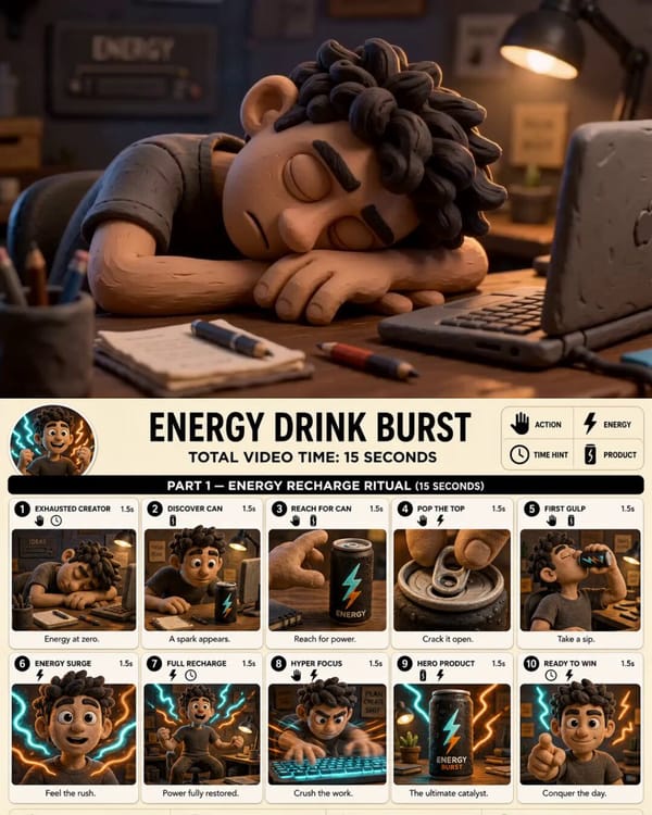 ENERGY DRINK BURST prompt example