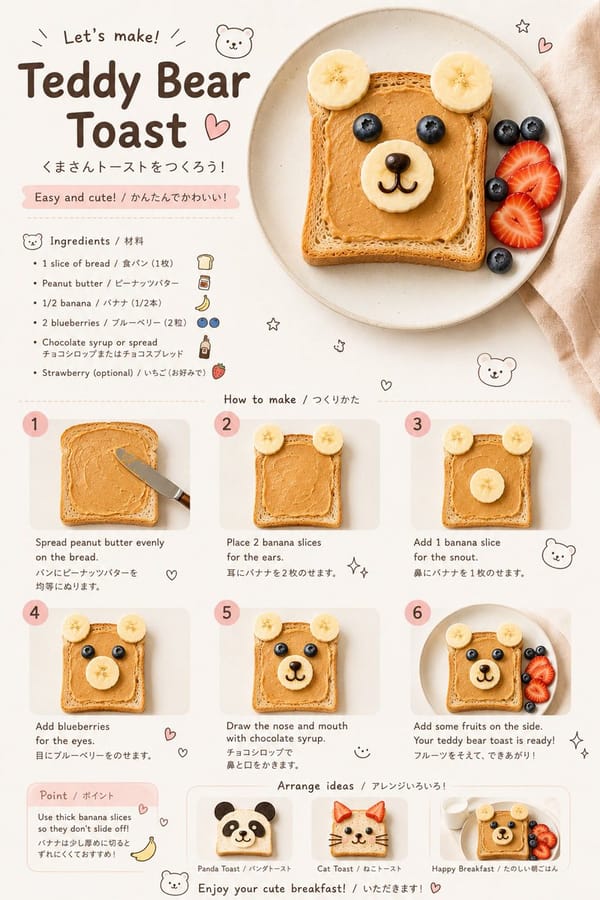 Let’s make Bunny Pancakes! prompt example