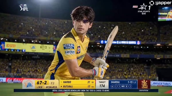 OH HERE YOU GO! WHAT A SHOT BY ARUSH! prompt example
