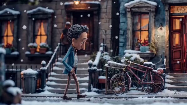 Change the season in the video to winter. Change the daytime in the video to early morning. Change… prompt example