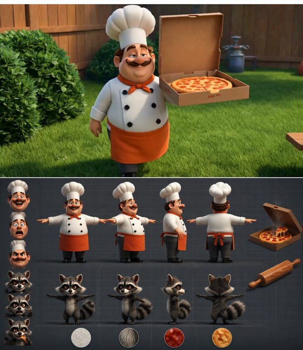 "A 15-second 3D cartoon animation with 5 distinct scenes, each 3 seconds long, featuring a play…