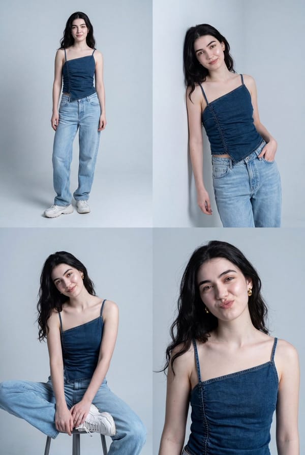 smartphone fashion portrait series prompt example