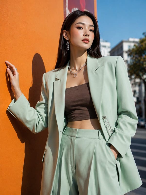 Using the provided reference image, create an ultra-realistic Korean street-fashion editorial p…