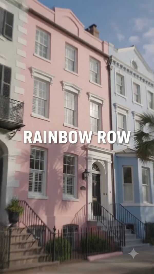 Make a rapid fire video that shows a different neighborhood of Charleston SC every 1s, upbeat music… prompt example