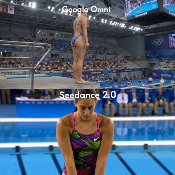 Female Olympic diver from platform takeoff to mid-air perfect dive into blue pool, full sequenc…