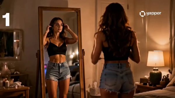 Ultra cinematic rooftop party scene at night, beautiful young woman with long wavy hair wearing…