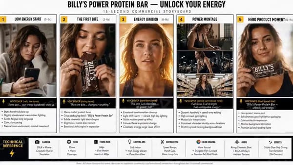Billy’s Power Protein Bar. prompt example