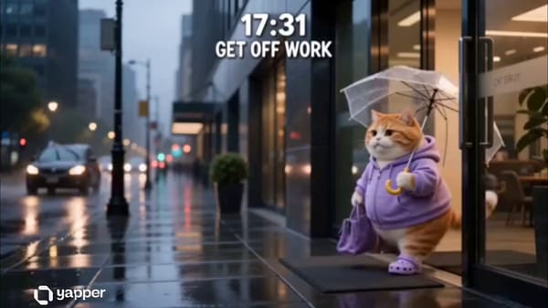 Cinematic ultra-realistic 3D animated cat daily vlog, cozy rainy evening aesthetic, adorable ch…