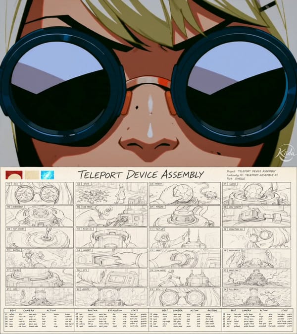 Use @[storyboard ref] as the authoritative 15-second cinematic shot blueprint. Do not render th…