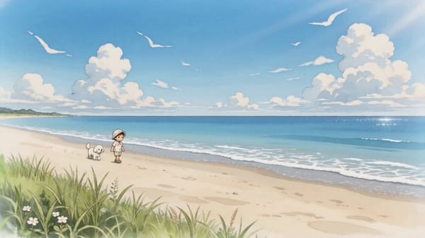 Haru and Mugi’s Seaside Diary prompt example